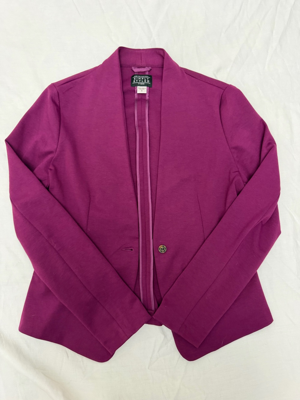 Sears Magenta Blazer Jacket
